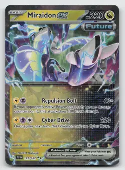 Miraidon ex 122/162 SV Temporal Forces Double Rare Pokemon NM - Image 1
