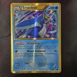 Empoleon (117 Secret Rare) 117/116 Plasma Freeze Holo Pokemon TCG - Image 1