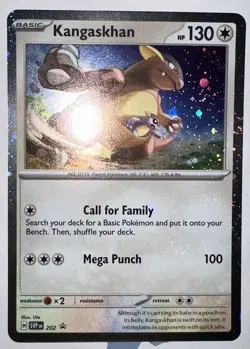 Kangaskhan 202 Pokemon TCG Promo EN NM - HOLO BLEED ERROR AND 5 SWIRLS 🌀 - Image 1