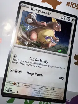 Kangaskhan 202 Pokemon TCG Promo EN NM - HOLO BLEED ERROR AND 5 SWIRLS 🌀 - Image 3