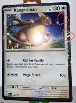Kangaskhan 202 Pokemon TCG Promo EN NM - HOLO BLEED ERROR AND 5 SWIRLS 🌀 - Image 4