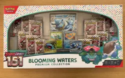 Pokemon TCG 151 MEW EN Blooming Waters Premium Collection Box SEALED NEW - Image 1