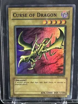 Yugioh! Curse of Dragon - LOB-066 - Super Rare - Unlimited Edition - Image 2