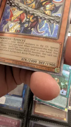 Mermail Abyssmegalo ra04-en191 Quarter Century Rare Yu-Gi-Oh - Image 4