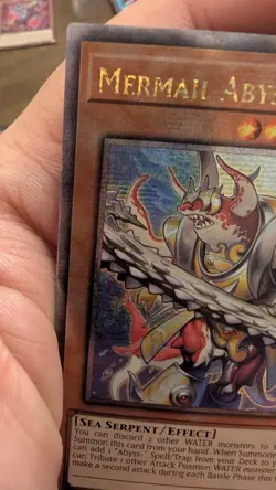 Mermail Abyssmegalo ra04-en191 Quarter Century Rare Yu-Gi-Oh - Image 5
