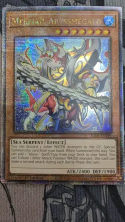 Yugioh! Mermail Abyssmegalo RA04-EN191 Effect Quarter Century Secret Rare 1st E… - Image 1