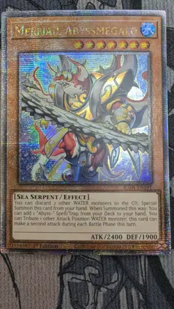 Yugioh! Mermail Abyssmegalo RA04-EN191 Effect Quarter Century Secret Rare 1st E… - Image 2