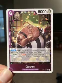 Queen (OP01-097) - FOIL - One Piece TCG - Romance Dawn - Near Mint / Mint - Image 1