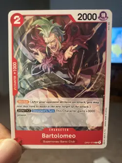 Bartolomeo (OP01-019) - One Piece TCG - Romance Dawn - Near Mint / Mint - Image 1