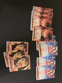 Weiss Schwarz Konosuba the Movie: Legend of Crimson x4;c,uc,r,rr plus extras - Image 2