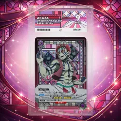 Akaza UA05BT/KMY-1-052 SR* Parallel Union Arena Demon Slayer ACE 9 Graded Card - Image 1