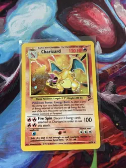 Charizard Base Set 2 Holo Rare Card 4/130 - Image 2