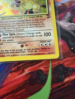 Charizard Base Set 2 Holo Rare Card 4/130 - Image 4