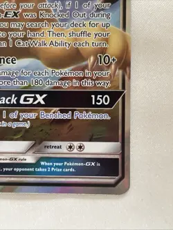 Pokemon Persian GX 149/214 Sm-Unbroken Bonds Ultra Rare Full Art Holo Card NM - Image 3