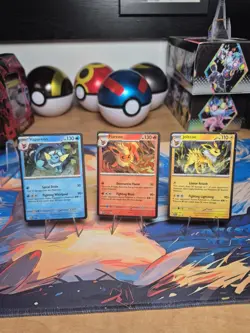 Vaporeon, Jolteon, Flareon PROMO Pokemon cards Lot - Image 1