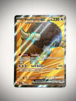 Bouffalant ex 162/086 SV: White Flare Ultra Rare Pokemon Card - Image 1