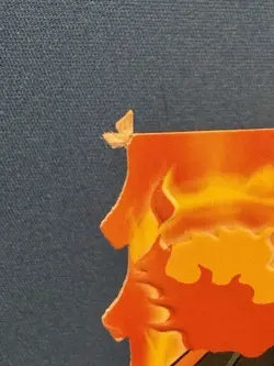 Pokemon 1999 Topps Charizard #06 Movie Die Cut Embossed Vintage Card SEE PICTURE - Image 3