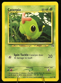 Caterpie 53/75 Neo Discovery Regular - Lightly Played Pokemon Card - Image 1