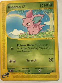 Pokemon Card - Nidoran M Aquapolis 96/147 Non Holo NM - Image 2