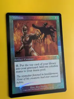 Millikin. Artifact Creature. MTG Card. Odyssey.Old Border FOIL. - Image 2