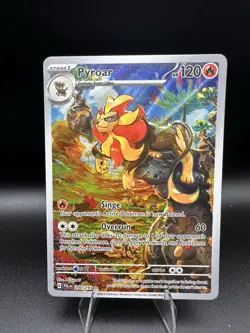 Pokemon Pyroar TCG Holo Card Illustration Rare Card 200/193 Sv02: Paldea Evolved - Image 1