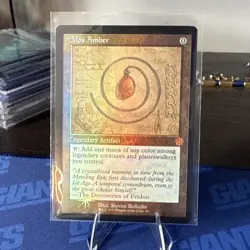 Mox Amber - Retro Artifact - Foil - Image 1