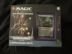 Magic: The Gathering Necron Dynasties 40k Commander Deck Unopened - Image 1