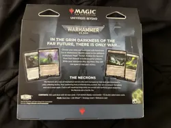 Magic: The Gathering Necron Dynasties 40k Commander Deck Unopened - Image 2