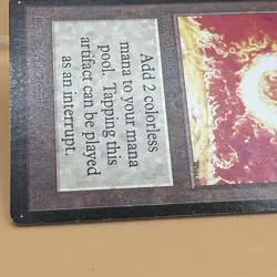 MTG Sol Ring Limited Edition Beta 1993 Black Border Artifact MP Vintage - Image 5