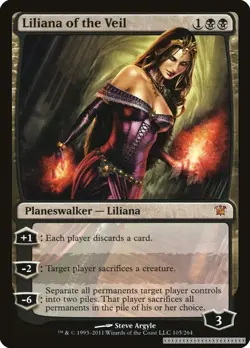 Liliana of the Veil [ISD - 105] - NM [Normal] TCG MTG - Image 1