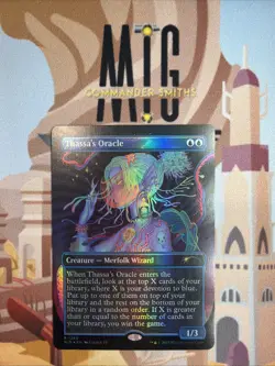 Thassa's Oracle ✨ Borderless FOIL ✨ MTG NM Cool Ocean Breeze Secret Lair (1280) - Image 1