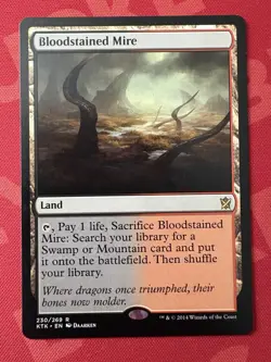 MTG Bloodstained Mire Khans of Tarkir 230/269 Regular Rare - Image 1