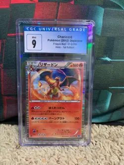 2012 pokemon charizard japanese graded cgc 9 - Image 1