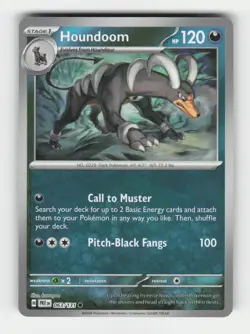 Houndoom (Poke Ball Pattern) SV: Prismatic Evolutions (PRE) 063/131 Holofoil ... - Image 1