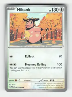 Miltank (Poke Ball Pattern) SV: Prismatic Evolutions (PRE) 081/131 Holofoil C... - Image 1