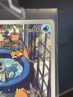 Pokemon Squirtle 148/142 Stellar Crown Illusrtration Rare Holo - Image 5