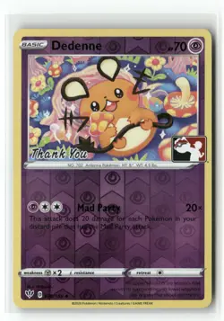 Dedenne 78/189 (Pokemon League) [Thank You] Darkness Ablaze Promo Near Mint - Image 1
