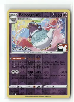 Polteageist Pokemon League Thank You 83/189 League & Championship Pokemon RH NM - Image 1