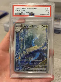 Dragonair 181/165 Pokemon TCG Sv: Scarlet & Violet 151 Holo PSA 9 MINT - Image 1
