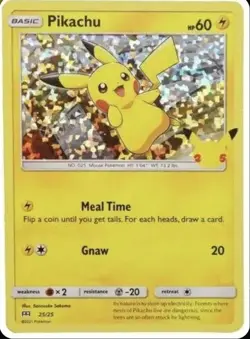 PIKACHU Holo 25/25, 2021 POKEMON TCG MCDONALDS 25TH ANNIVERSARY - Image 1