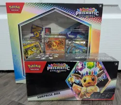 Pokemon Prismatic Evolutions Surprise Box Sealed And Poster Collection - Image 1