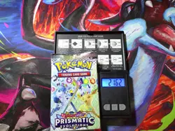 HEAVY! GOD PACKUU SIRUU 21.62g Prismatic Evolutions Pokemon Booster - Image 1