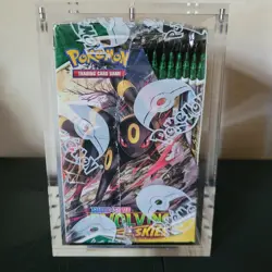 Pokemon TCG Sword & Shield Evolving Skies Booster Box SEALED w/Acrylic - Image 3