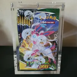 Pokemon TCG Sword & Shield Evolving Skies Booster Box SEALED w/Acrylic - Image 4