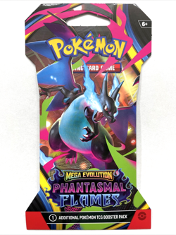1 - Charizard Sleeved Pokemon TCG Phantasmal Flames Booster Pack Mega Evolution - Image 2