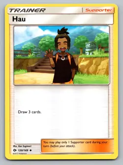 Pokemon TCG SM Base Set Hau 120/149 - Image 1