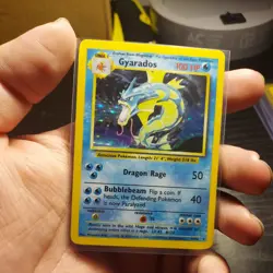 Pokemon TCG Gyarados Base Set 6/102 Holo Rare 100 HP 1999 Wizards - Image 1