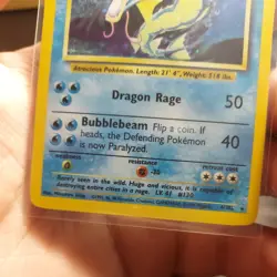 Pokemon TCG Gyarados Base Set 6/102 Holo Rare 100 HP 1999 Wizards - Image 3