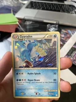Gyarados 4/123 Cracked Ice Holo MP Pokemon TCG Heart Gold Soul Silver - Image 1