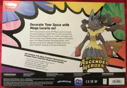 Pokemon Mega Evolution Ascended Heroes **New** Premium Poster Collection Lucario - Image 2